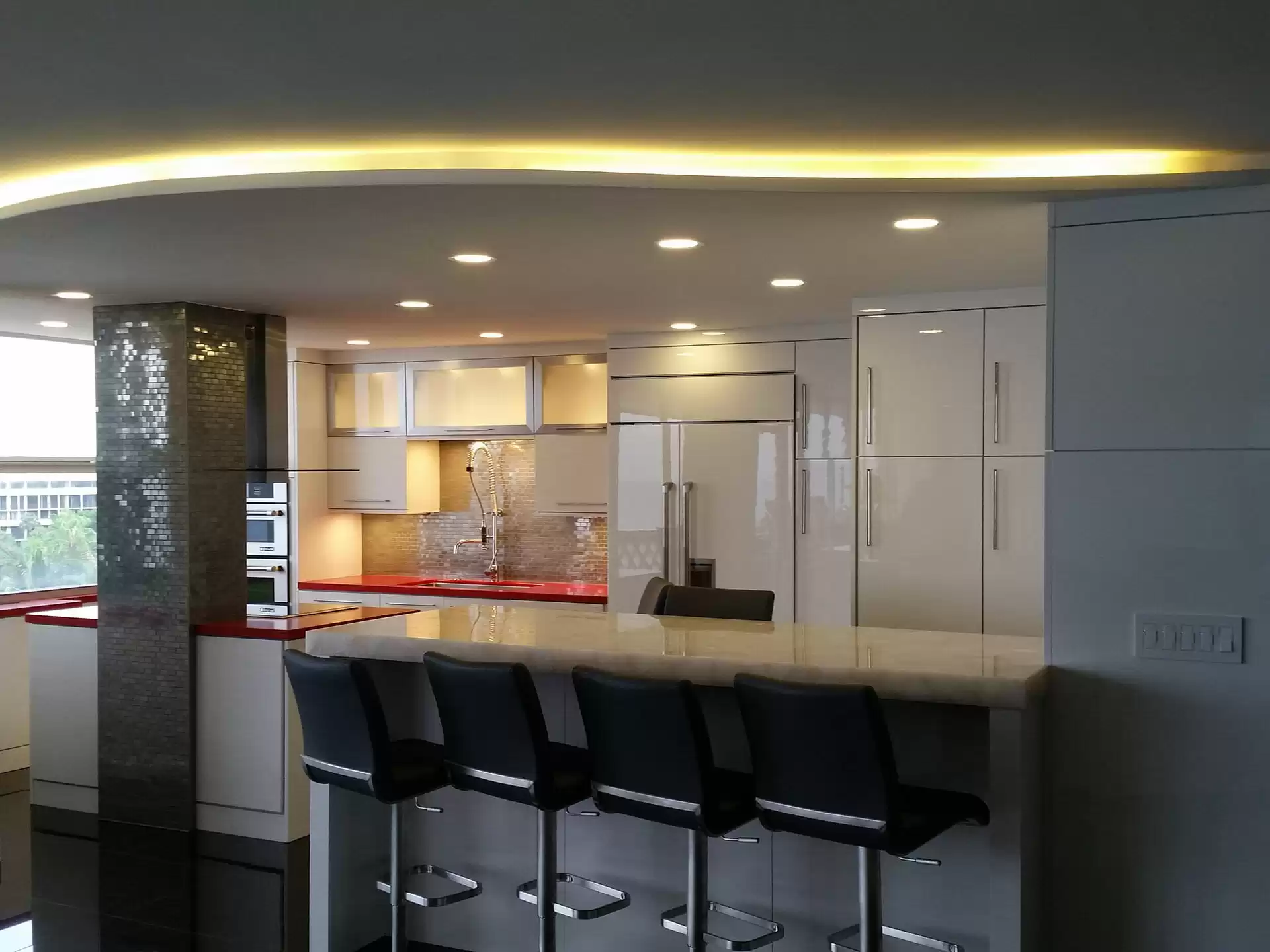 Contemporary Modern Kitchen Remodel in Boynton Beach, FL by Meltini Kitchen and Bath project photo