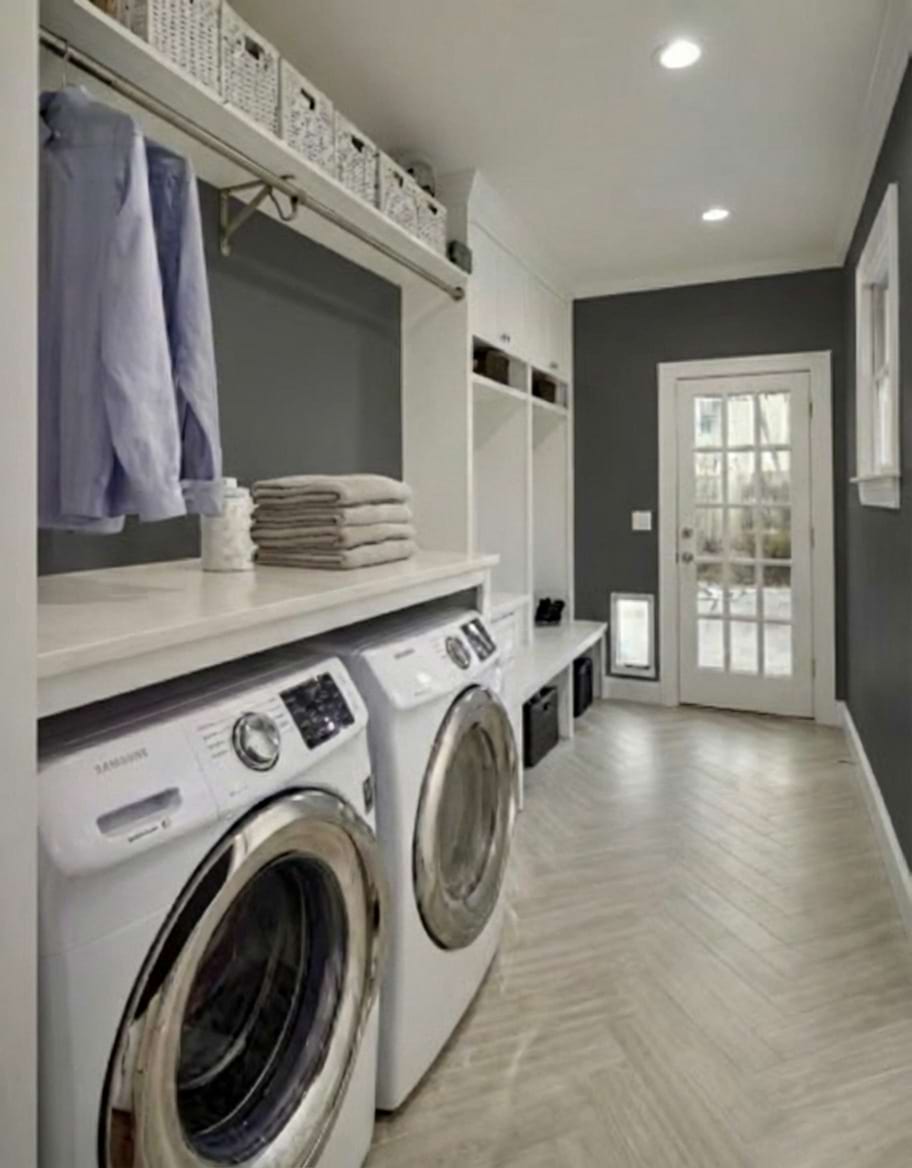 Custom laundry room cabinetry in Boynton Beach
